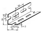 Profil L 35 x 35 x 2 mm děrovaný