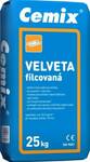 Omítka sádrová filcovaná Cemix 016 F Velveta 0,7 mm – 25 kg