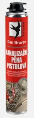 Pěna kanalizační pistolová Den Braven – 750 ml