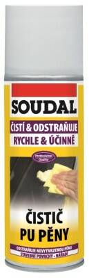 Čistič PU pěny Soudal – 150 ml