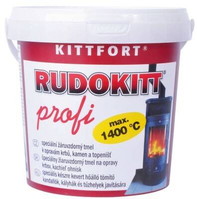 Tmel žáruvzdorný Rudokit – 1,8 kg