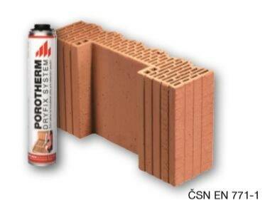 Cihla Porotherm 44 EKO+ Profi 1/2 K P8 – 125×440×249 mm