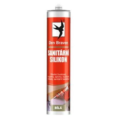 Silikon sanitární Den Braven RL bílý – 280 ml