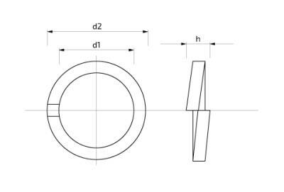 Podložka pérová 18,3 mm Zn