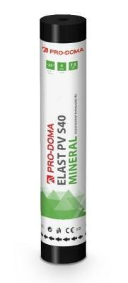 Lepenka ELAST PV S40 mineral PRO-DOMA 7,5 m²/role – tloušťka 4 mm