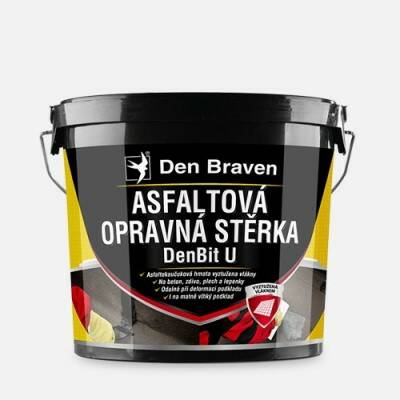 Stěrka asfaltová opravná Den Braven DenBit U –  5 kg